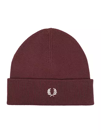 FRED PERRY | Bonnet - Tuque | dunkelrot